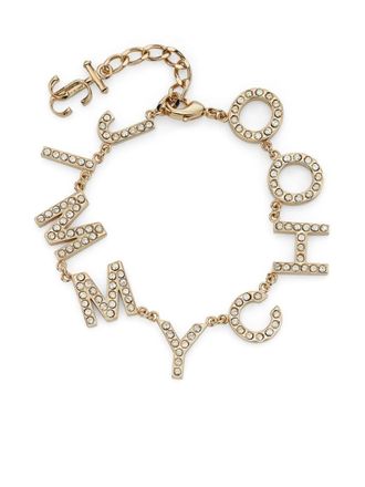 Jimmy Choo London Bracciale con logo - Oro
