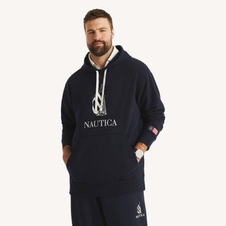 Nautica Big & Tall Spinnaker Pullover Hoodie