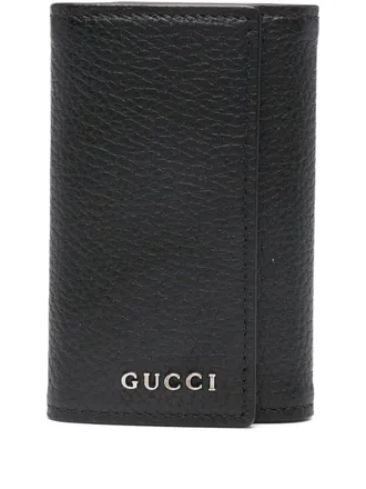 Gucci Leren sleutelhanger - Zwart