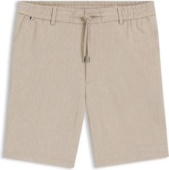 HUGO BOSS Heren, Korte broeken, Beige, Maat: W38 Linnen