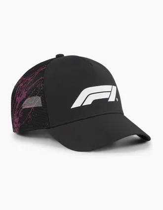 Puma Mens F1 Color S Trucker Cap Mens - Black - Size: MENS