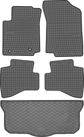OEM Juego De Alfombrillas De Goma Para Coche Y Alfombrilla Para Maletero Para Toyota Aygo Ii Hatchback (desde Julio De 2014 Hasta 2022)