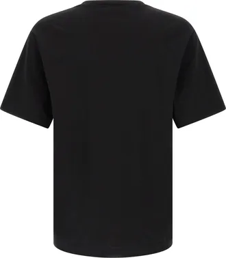 Dolce & Gabbana Logo-Embroidered Cotton T-Shirt - Black