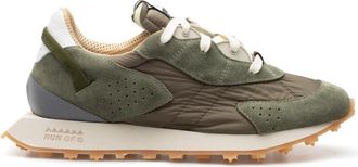 RUN OF Piuma Sneakers - Heren - Sneakers - Groen - 40 EU - Leer - Schoenen