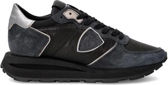 Philippe Model Sneakers Tropez Haute Running - Dames - Sneakers - Zwart - 41 EU - Katoen - Schoenen