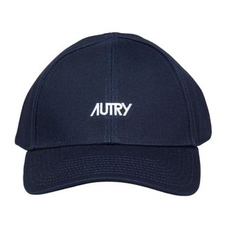 Autry Caps, unisex, Blue, Size: ONE SIZE Logo Baseball Cap
