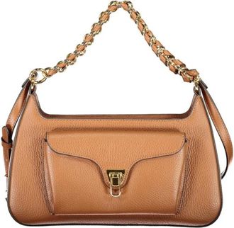 Coccinelle Tassen, Dames, Bruin, ONE Size, Leer, Beat Generation Tas
