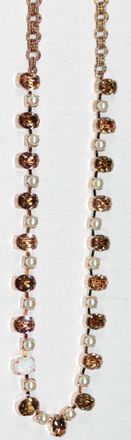 Mariana Womens Cookie Dough Necklace In Gold