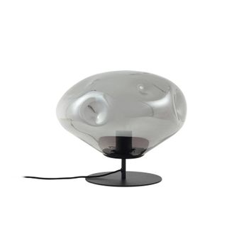 Lindby Lindby L&aacute;mpara De Mesa lelia En Gris Vidrio