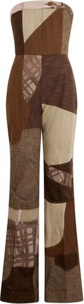Moschino Mono Largo en Patchwork - Jumpsuits & Playsuits - Mujer - Multicolor - S