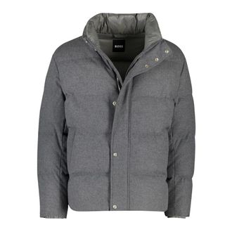 HUGO BOSS Heren, Jassen, Grijs, Maat: XL Wol