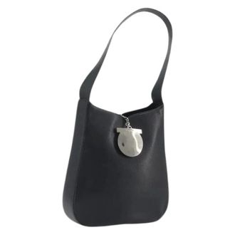 Ferragamo Pre-owned Shoulder Bag - Dames - Pre-owned - Zwart - Maat: ONE Size Leer