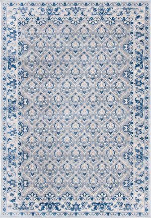 Safavieh Alfombra transicional de polipropileno gris/azul, 122 x 183 cm