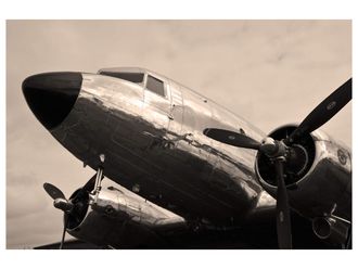 Schubiger M&ouml;bel Digitaldruck auf Acrylglas Flugzeug 1