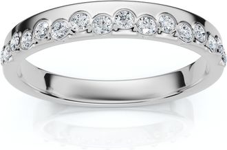 Pompeii3 1/5Ct TW Diamond Rhythm Anniversary Band 14k Gold or Platinum Lab Grown