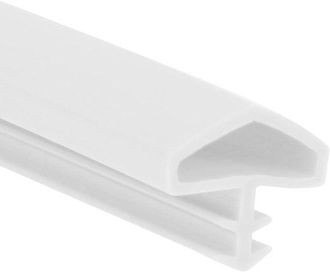 OEM Burlete Para Puerta - Tira De Goma - Aislamiento Contra Corrientes De Aire - Se Puede Cortar A Medida - 5 Metros - Blanco
