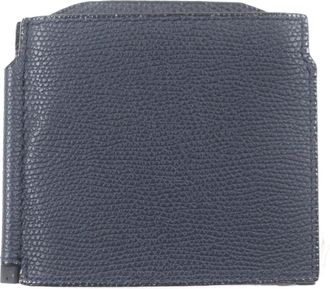 Valextra Dark Navy Leather Money Clip (Pre-Owned)