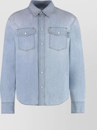 Bottega Veneta denim shirt chest pockets