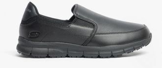 Skechers Womens NAMPA ANNOD Ladies Anti-Slip Trainers Black - Size UK 5