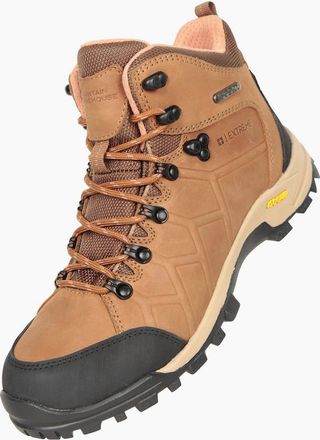 Mountain Warehouse Womens Mountain Warehouse Womens/Ladies Hurricane Extreme Leather IsoGrip Boots - Brown - Size: 6