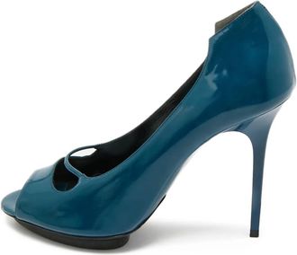 Balenciaga Pumps a punta aperta - Blu