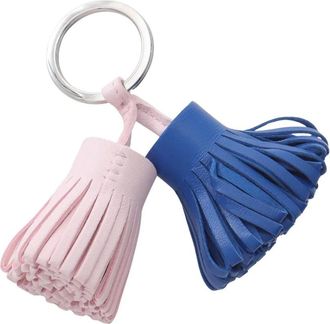 Hermès 2023-2025 Milo Lambskin Carmen Uno Dos Ring key holder - Pink