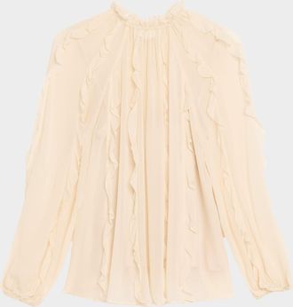 Zimmermann Frill Billow Blouse