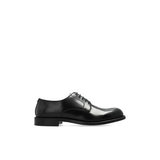 Dolce & Gabbana Derbyschoenen - Heren - Nette schoenen - Zwart - 41 1/2 EU - Leer - Schoenen