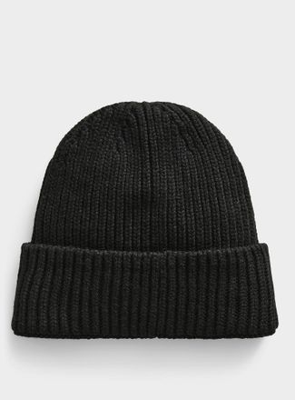 Unio Hamburg Womens Thick merino wool knit Tuque Hat