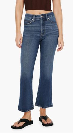 Good American Good Legs Crop Mini Boot In Indigo590