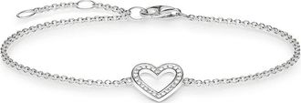Thomas Sabo Hart Armband - Dames - Armbanden - Grijs - ONE Size - Accessoires