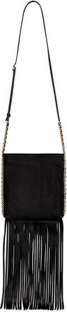 Rebecca Minkoff Carly Fringe Crossbody Bag in Black at Nordstrom