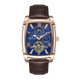 Heritor Valentin Automatic Blue Dial Mens Watch HERHS4404
