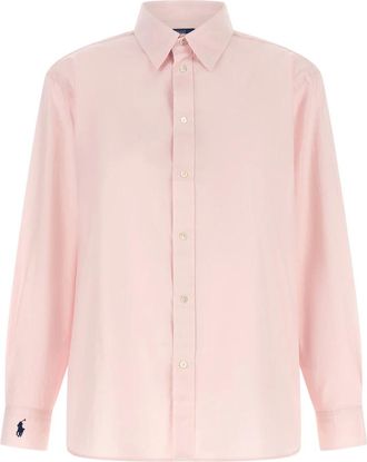 Polo Ralph Lauren Camisa de Algod&oacute;n Oversize End-On-End - Blouses & Shirts - Mujer - Rosa - XS