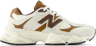 New Balance Unisex 9060 en Marr&oacute;n/Beige, Gamuza/Malla, Talla 37.5