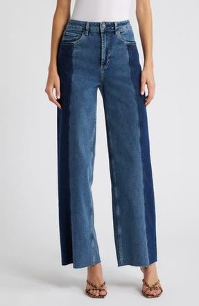 Rails Getty Panel High Waist Wide Leg Jeans in Twilight Shadow at Nordstrom Rack, Size 29