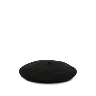 Emporio Armani Circular Logo Embossed Slip-on Hat - Dames - Hoeden - Zwart - M/L - Accessoires