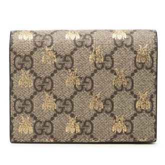 Gucci Pre-owned Wallets, female, Beige, Size: ONE SIZE Pre-owned Vintage Canvas Wallet