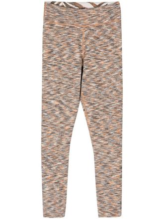 The Upside Nika reversible 25in midi leggings - Brown