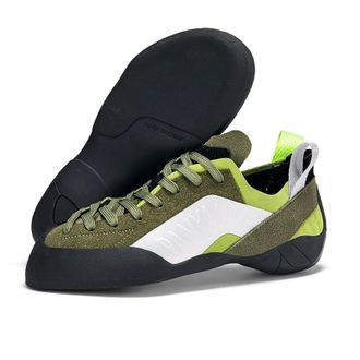 Generic Rock Climbing Shoes for Men - Rock Climbing and Boulder Shoes for Indoor Outdoor - Women Durable Rubber Climbing Shoe (Black Army Green,10.5)
