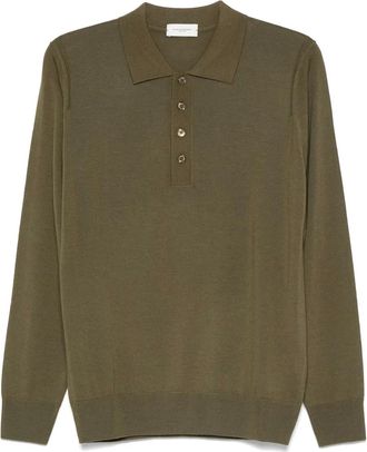 Paolo Pecora Polo in lana vergine - Verde