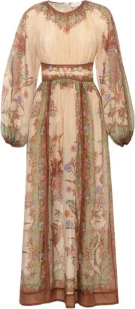 Zimmermann Wanderlust Dress - female - Zimmermann - Maxi Dresses - Multicolor - M - Dresses