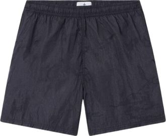 Stone Island B100002 Mid Length Swim Shorts Blue Grey L1S15B100002S0E13V002D