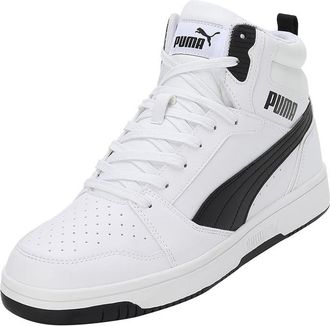 Puma Puma Unisex Adults Rebound V6 Sneakers, Puma White-Puma Black, 10.5 UK