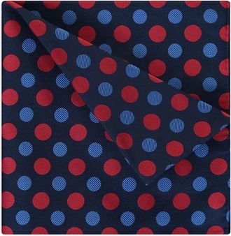 Emporio Armani hemmed handkerchief - men - Polyester/Silk - One Size - Blue