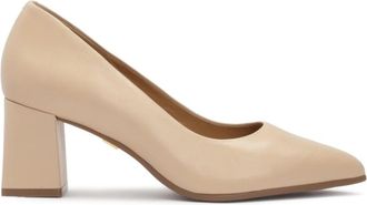 Kazar Beige pumps met comfortabele voering - Dames - Pumps - Beige - 40 EU - Leer - Schoenen