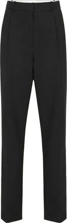 Elisabetta Franchi Dames, Broeken, Zwart, Maat: XS Gabardine