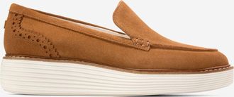 Cole Haan Womens &Oslash;riginal Grand Platform Venetian Loafers - Brown Size 10.5