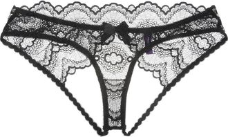 Journelle Natalia Ouvert Bikini in Noir at Nordstrom, Size X-Small