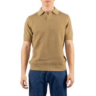 FILIPPO DE LAURENTIIS Polo Shirt - male - Filippo De Laurentiis - Polo Shirts - Beige - M - Tops